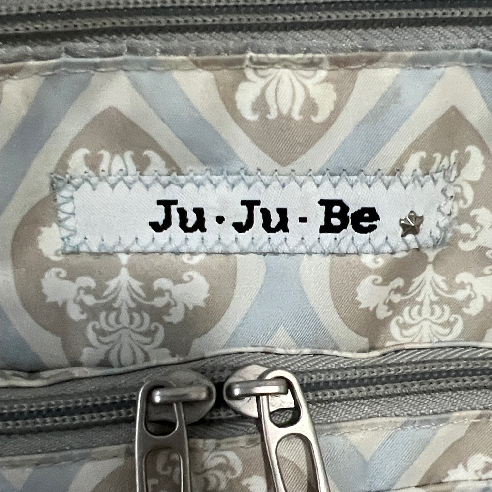 Ju-Ju-Be Elegant Blue, Gray and Cream Diaper Bag - Picture 2 of 12